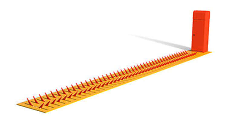 الحاجز الشوكي الكهروميكانيكي (قاتل الاطارات) (تركيب قليل العمق)  